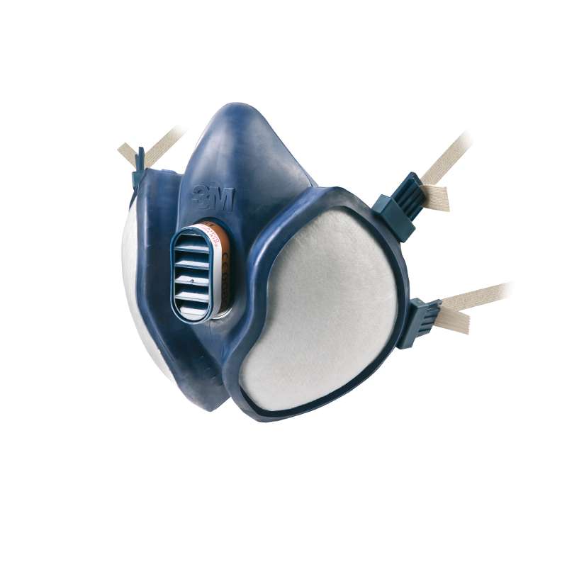 3M™ 4251 Demi-masque à filtres intégrés sans entretien
