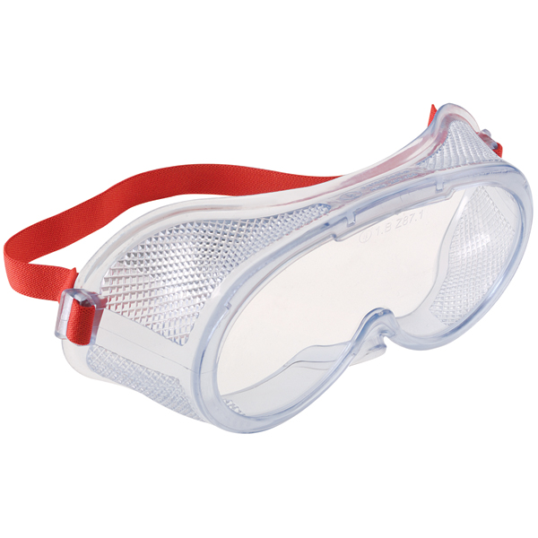 Lunette-masque polycarbonate Venus Impact ventilation directe, anti-buée (EN166.1.B)