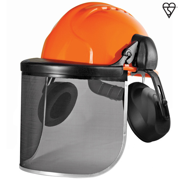 MK7 Non ventilé avec serrage glissière Comfort Plus - Orange - Porte-visière et visière