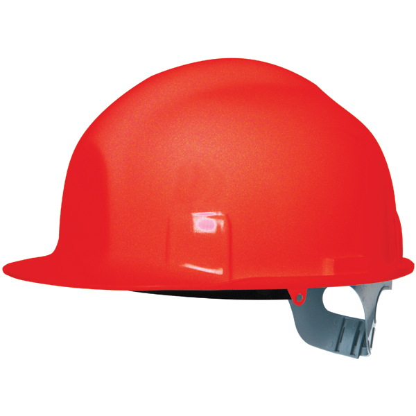 Casque Martcare Headmaster polyéthylène serrage glissière - rouge