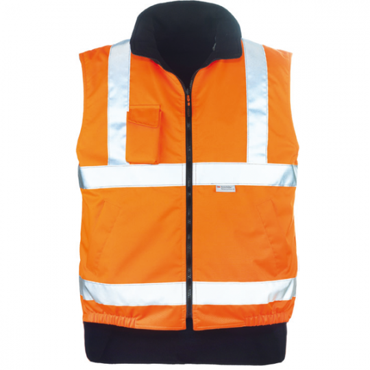 Gilet HI-WAY doublé orange 70510